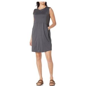 Columbia Charcoal Gray Omni Wick Sleeveless Outdoor Dress Medium